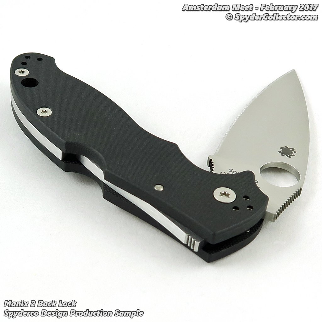 spydercollector's tweet photo. The #manix2 with #backlock and new microtexture #g10 was a nice surprise at the #amsterdammeet2017! See more at: https://t.co/jZQ4zGfieS https://t.co/Tqlfc0BIy9