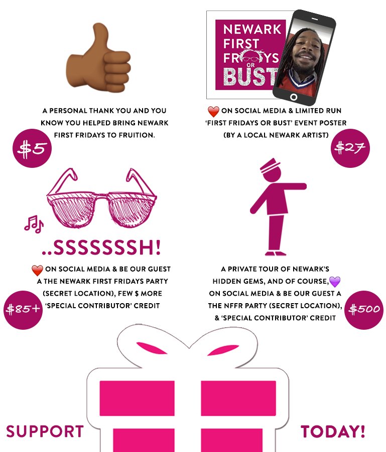 codefornewark's tweet image. Warning: Limited Number of Perks | Help the Campaign and #ChangeMake • #DontWait #RT bit.ly/newarkfirstfri…