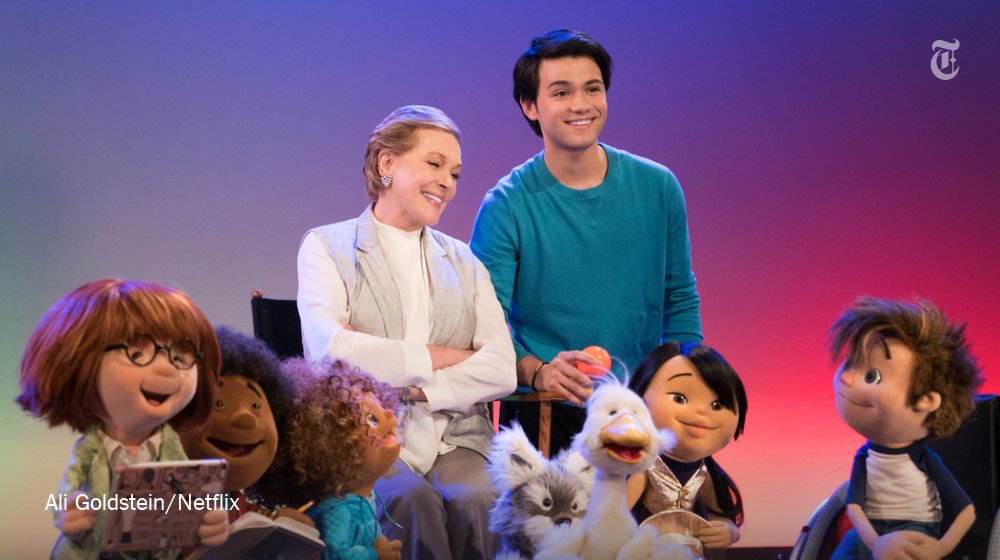 Julie Andrews will star alongside puppets that she helped create for her new Netflix show, "Julie's Greenroom" nyti.ms/2ntbDzt
