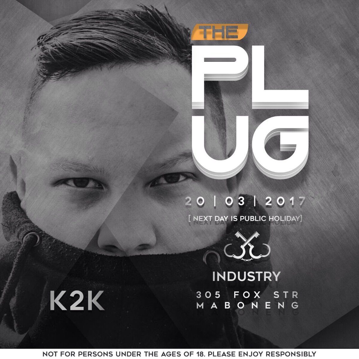 ThePlugEvent's tweet image. With Human Rights day around the corner we exercising our right to party!

INDUSTRY | 305 Fox Street Maboneng

20 | 03 | 2017