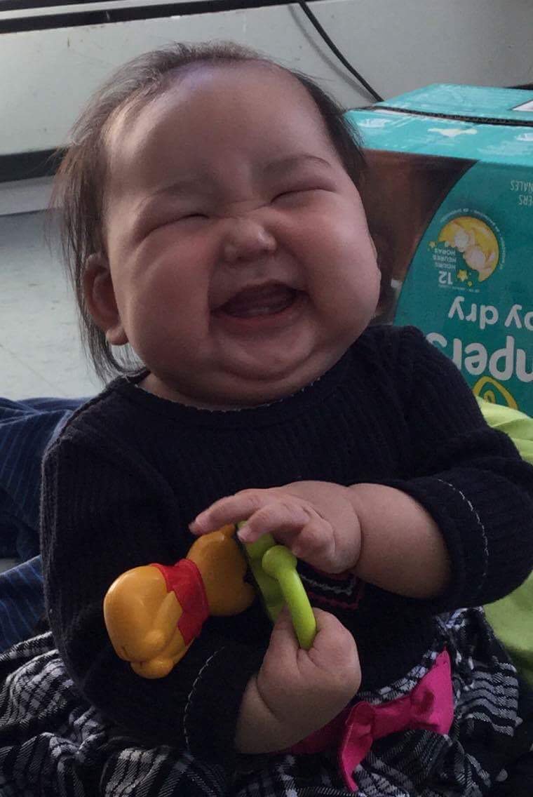 My grand daughter to put a smile on your face❤️