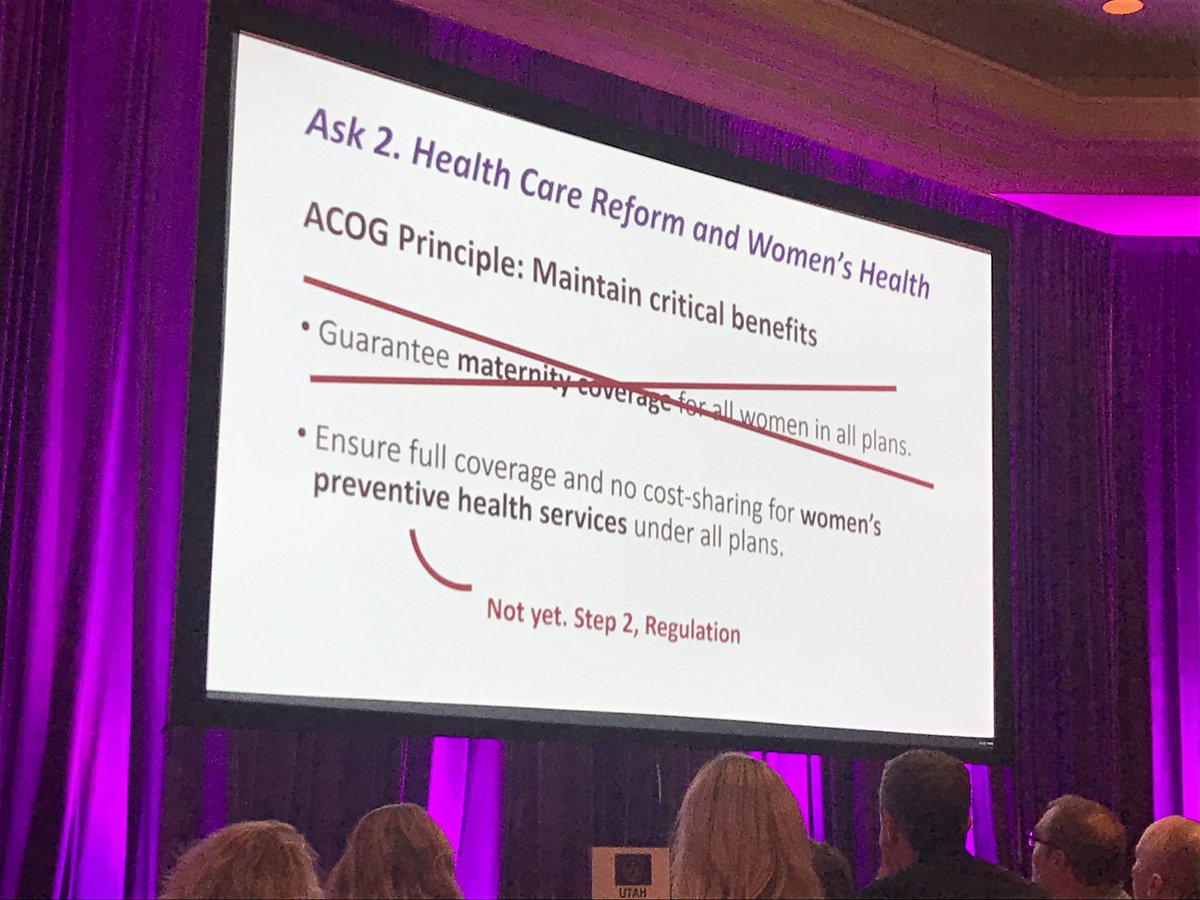 FeministMD's tweet photo. This is what the #ACHA would do to women's health. #CLC2017 #ACOGCLC2017 #wewontgoback#obgynaction https://t.co/Lh66m5Uz4N