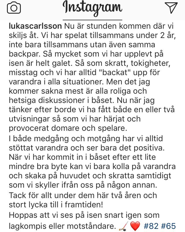 theres_c's tweet photo. Det här är det bästa med hockey   Vänner för livet💕 https://t.co/7OTJz2QKie