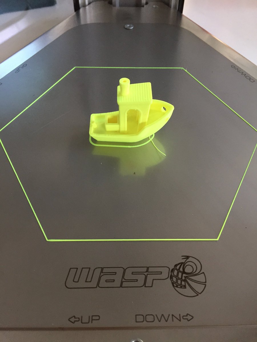 Nice surprise when unpacking my DeltaWASP 20 40 #3Dprinter <a href="/3Dwasp/">WASP</a>