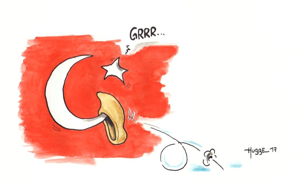 hashtag_haas's tweet photo. Danke, #PhilHubbe! Schöner Cartoon zu d. „Vorfällen" zwischen der wehrhaften, kleinen #Niederlande🇳🇱👍🏼und der Türkei https://t.co/QPTQhvwb3h https://t.co/KnF6xPbK3D
