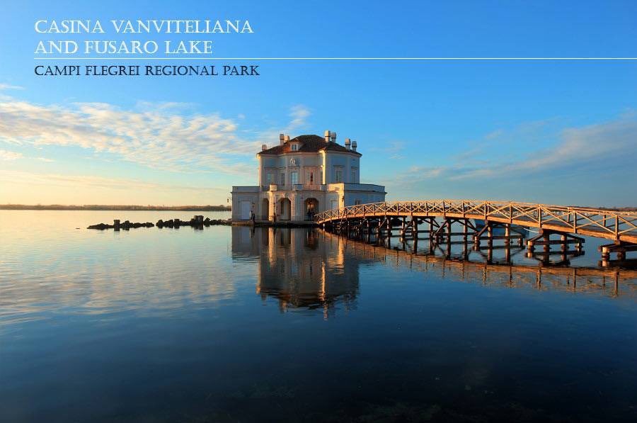 The Casina Vanvitelliana is one of the finest 18th century constructions, a wooden bridge connects it to the mainland. #naples #italy