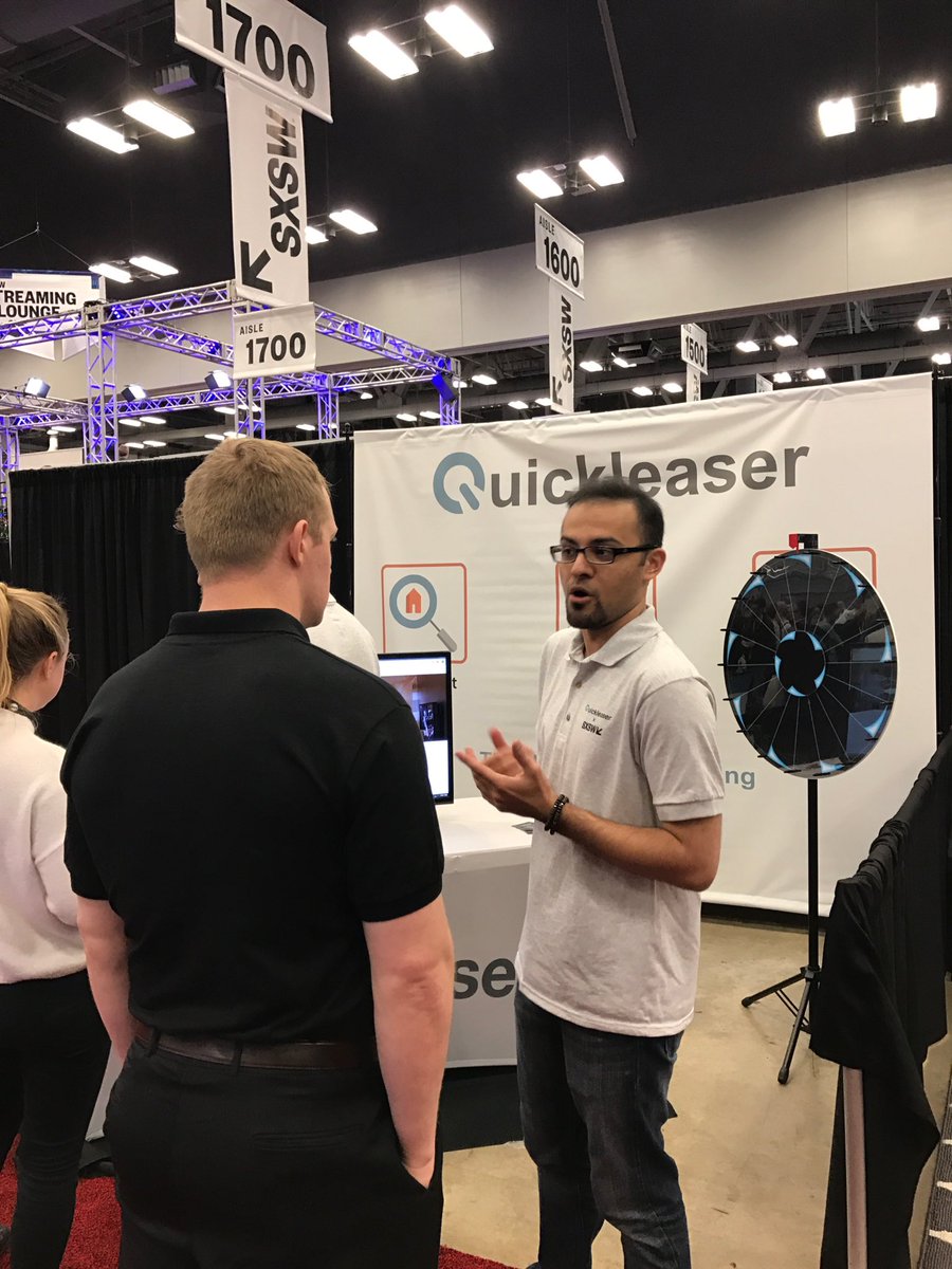 Quickleaser's tweet photo. Come check us out at booth 1834 in the trade show! We're giving away an iPad mini and concert tickets! #SXSW #QLTakesSXSW https://t.co/aaE8X2pcV3