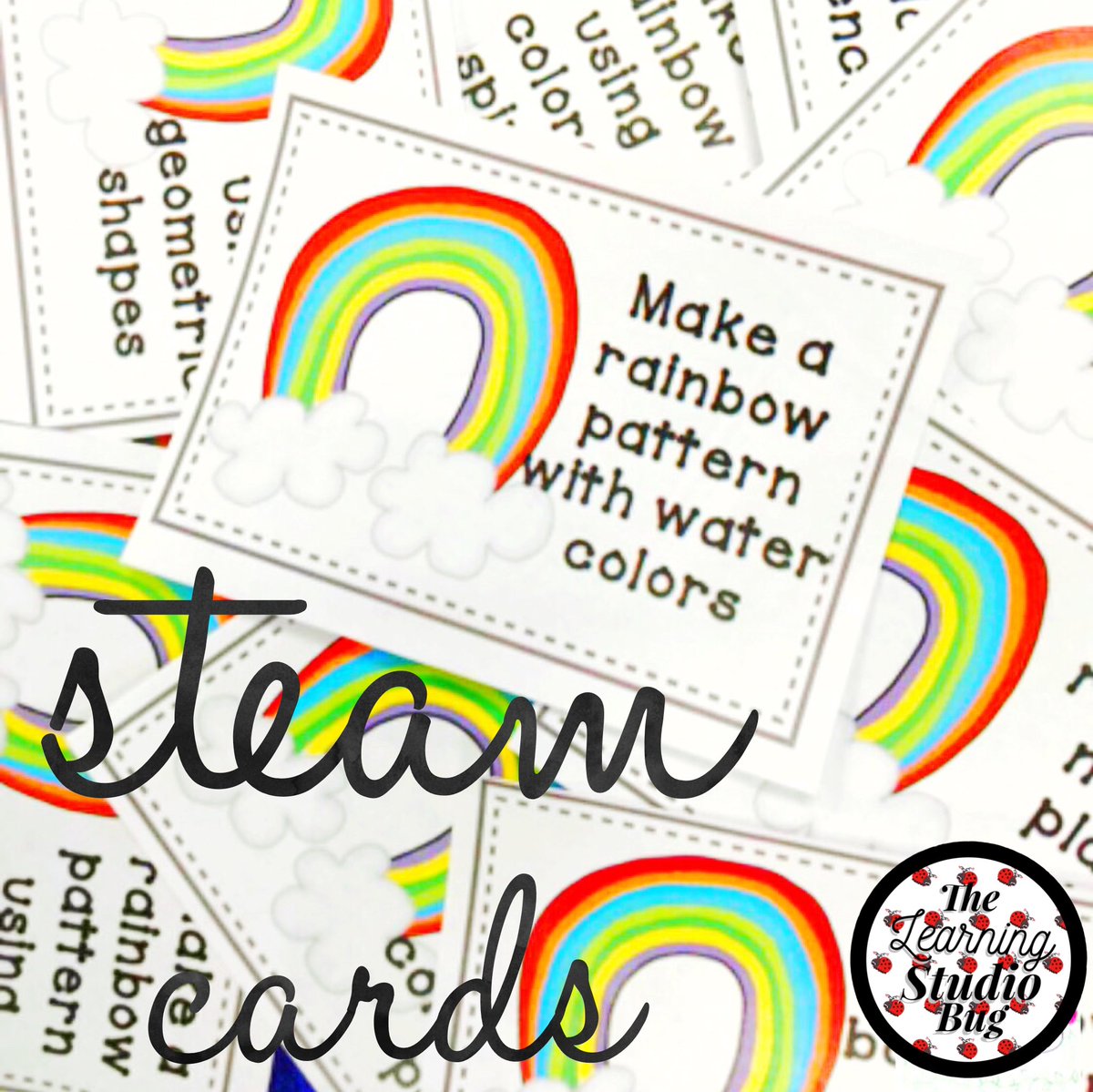 LearningBug1's tweet photo. S's love our Rainbow #STEAM Task Cards 50% Off this week.
#rainbow https://t.co/WIX9tgw1uj https://t.co/g3DiWWzRRW