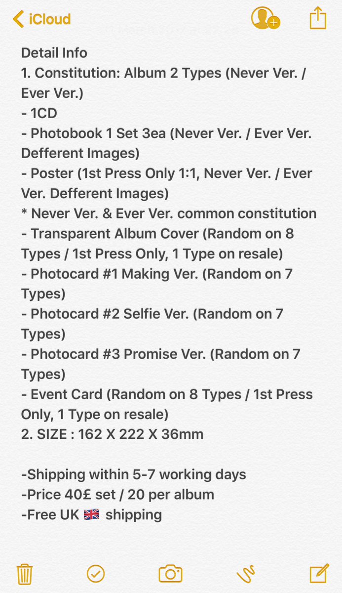 Got7 Never/Ever
Available for preorder 🚨
Please RT 🎊🐼
#Got7 
#GOT7_NeverEver_정오공개 
#Europeorder
#Got7order
#Kpoppandauk