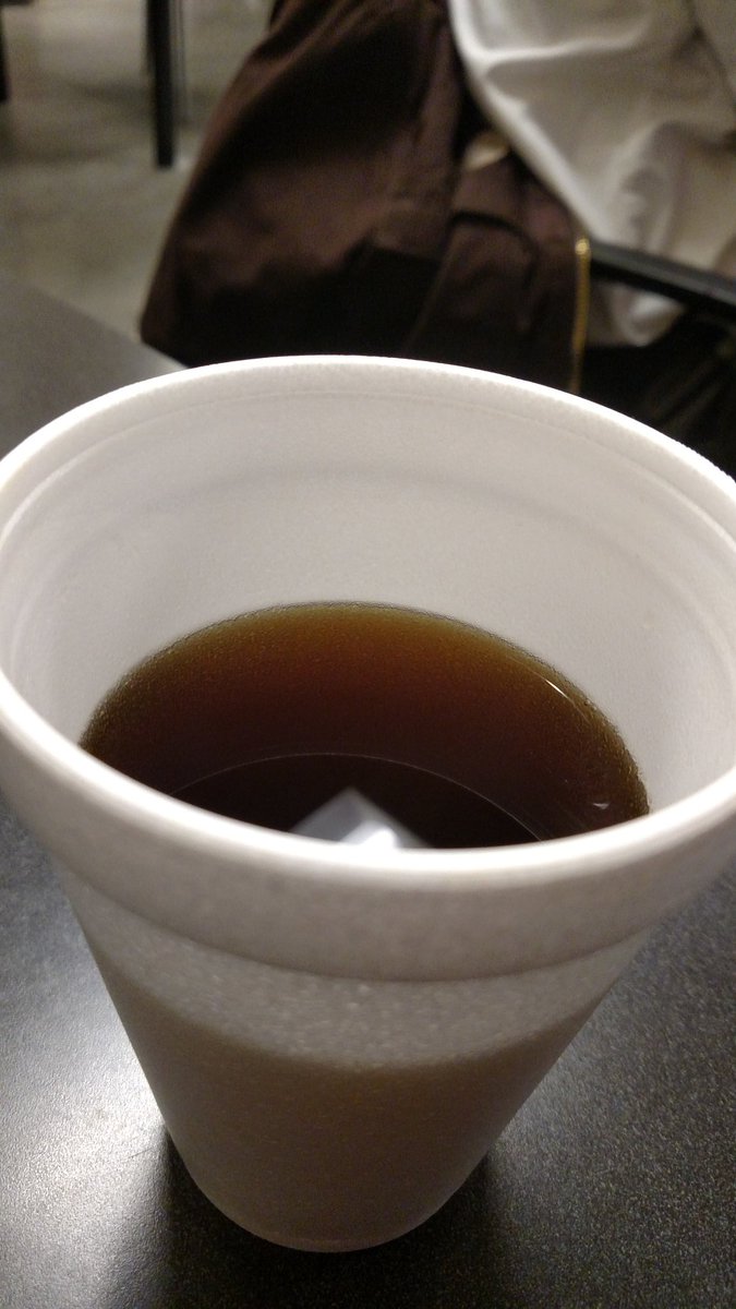 Mechancmonkey13's tweet photo. Me: did you brew tea in the coffee pot?
#worstcupever #coffeebeforework #halfcaff #extrawater ☕😂 https://t.co/9YOEqY82J3