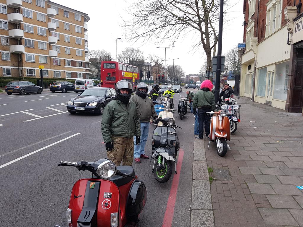 On our way to the kickstart ride out 👍