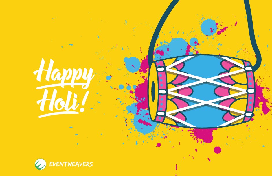 EventWeavers's tweet photo. Holi is th apt time 2 brk th ice, rnew relatnshps &amp; link urself wid those dat u wntd 2 wid a bit of color. #happyholi2017 #BuraNaManoHoliHai https://t.co/cX8GbvSVSb