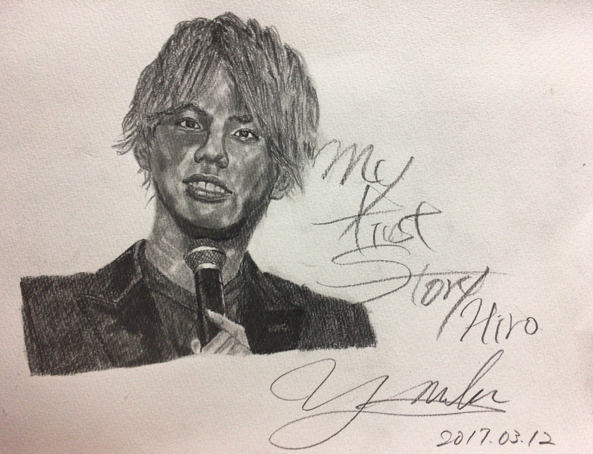 送料無料】MY FIRST STORY 直筆サイン色紙 マイファス 初期メン hiro - CD