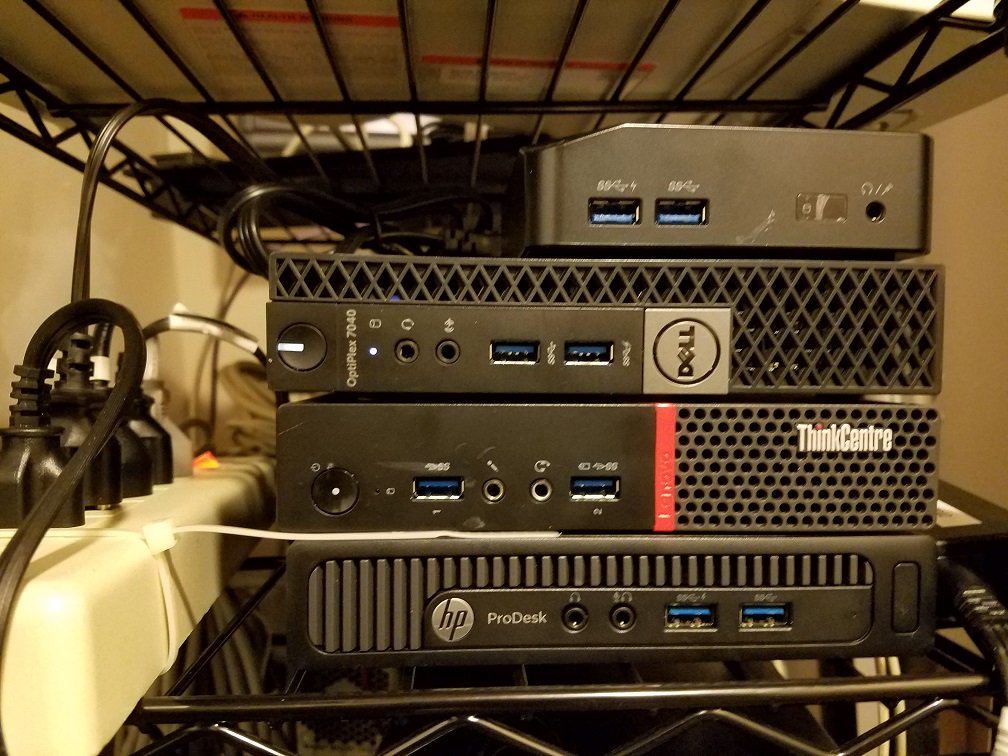 keithga1's tweet image. Love my Dell 7040, w/ a Samsung 950 NVMe. #MiniDataCenter
Intel NUC6i7KYK are nice/fast, but don&apos;t have TPM :^p