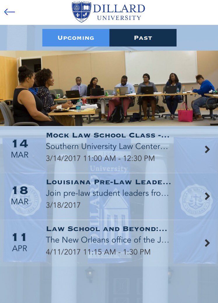 HipHopPrez's tweet photo. How many pre-law programs have an app? Dillard Pre-Law does. This semester we are holding our LSAT prep course. https://t.co/gIb1XlJHoU