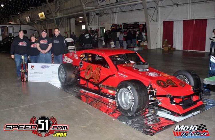 kherothracing's tweet photo. Proud to receive the Best of show at @MotorsportsEx with our @SpencerSpeedNY Sunoco Modified. Looking forward to the season! https://t.co/9RELfQJgWV