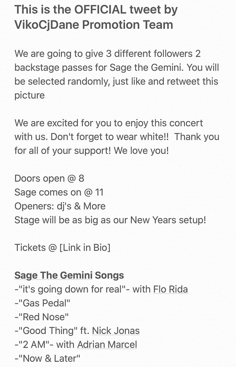 danescooper's tweet photo. SAGE THE GEMINI
April 8th👉🏿❕USU Field House❕

RT THIS TWEET!
-for a chance to win backstage passes w/ your friends(6)

Info in picture below https://t.co/8ni01RjUMK