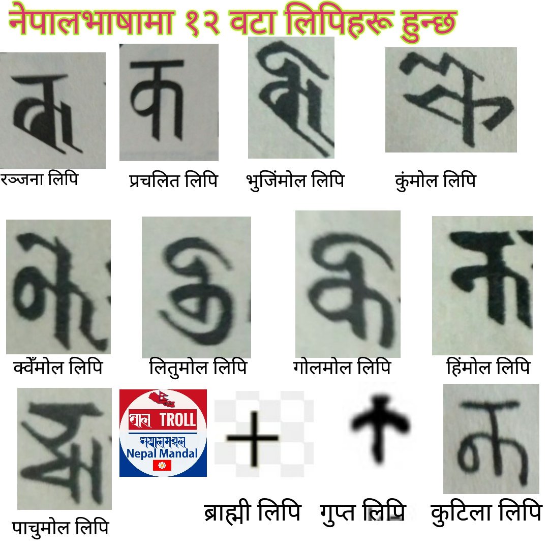 TrolNepalMandal's tweet image. #NepalBhasa 
#NepalScripts