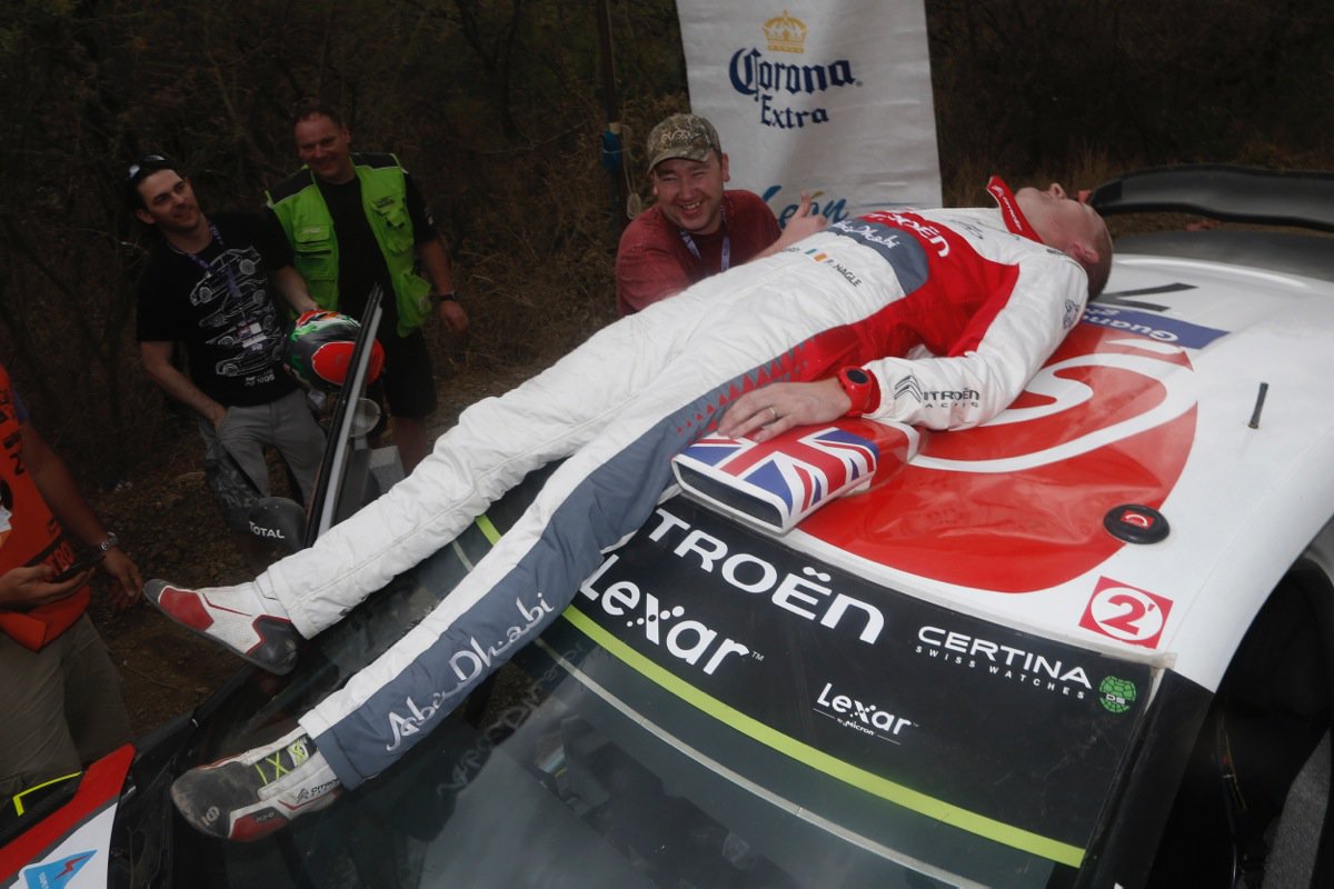 CitroenRacing's tweet image. Good night Europe! #WRC #RallyMexico #C3WRC
