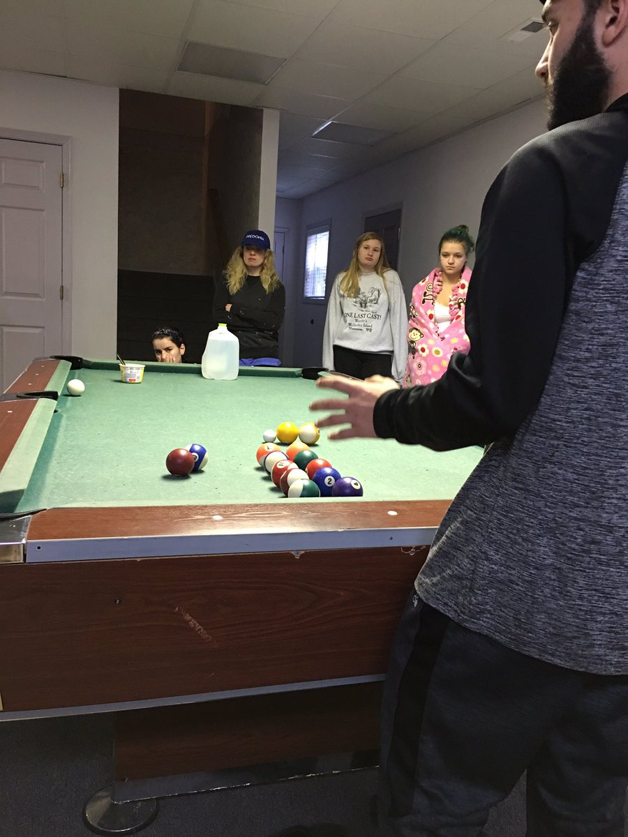 turtles_t's tweet photo. Myrtle class room with coach Dyl and pool balls #1moreday #waytoregionals https://t.co/tGXw26sTyk
