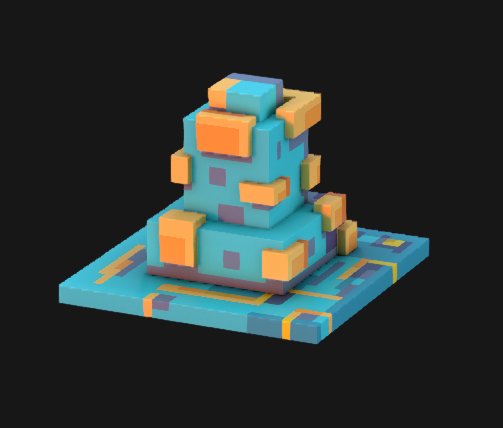 Voxels's tweet photo. And now Rocks!

@viiolaceus concept on left, my voxel transition on right. 

For @Tiny_Astro https://t.co/SApeywslaB