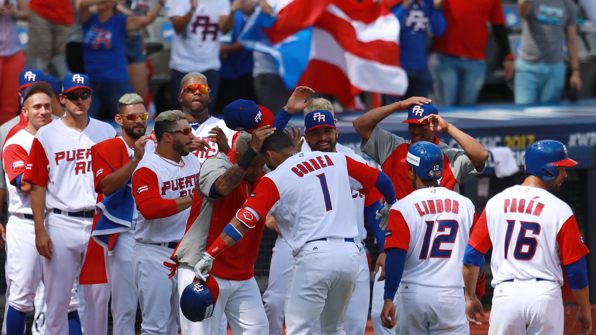 World Baseball Classic on X: Puerto Rico is moving on! Team PR