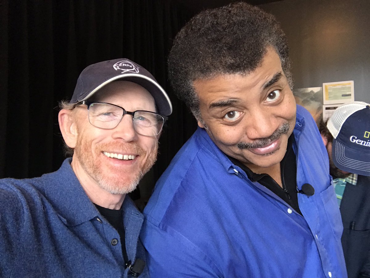 about to be interviewed by the Gr8 <a href="/neiltyson/">Neil deGrasse Tyson</a> 4 #NatGeo #Genius yes, I learned a few things &amp; had a few laughs.