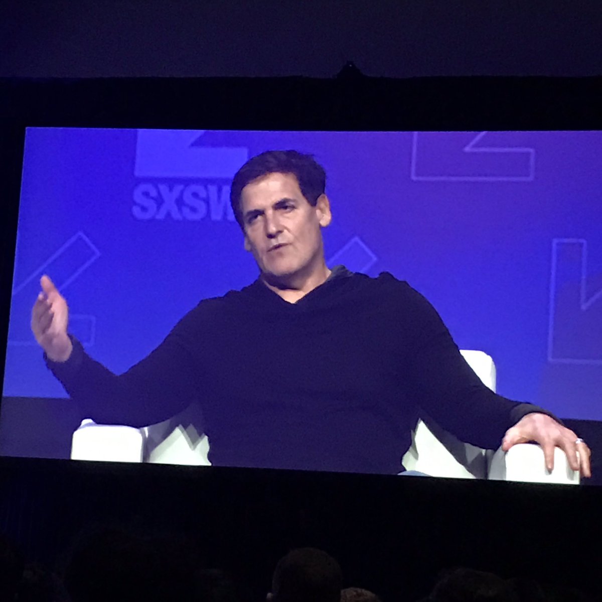 PRNewswire's tweet image. &quot;If you&apos;re a disrupter, you ignore the noise. You&apos;ve got a vision.&quot; - @mcuban #SXSW