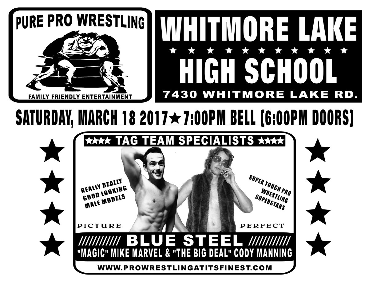 PPWPower's tweet photo. BLUE STEEL SIGNED FOR 3.18 @ WHITMORE LAKE HS - TICKETS @ https://t.co/yXAs56tOKF #reallyreallygoodlooking https://t.co/Bm4Z2Xey42