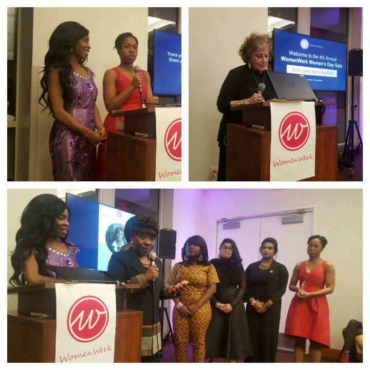 NanaMenya's tweet photo. Congrats @WomenWerk and the awardees! Deeply inspiring and enlightening event #SelfCareIsntSelfish. Very honored to help support #WomensDay https://t.co/mXk97M5tUW