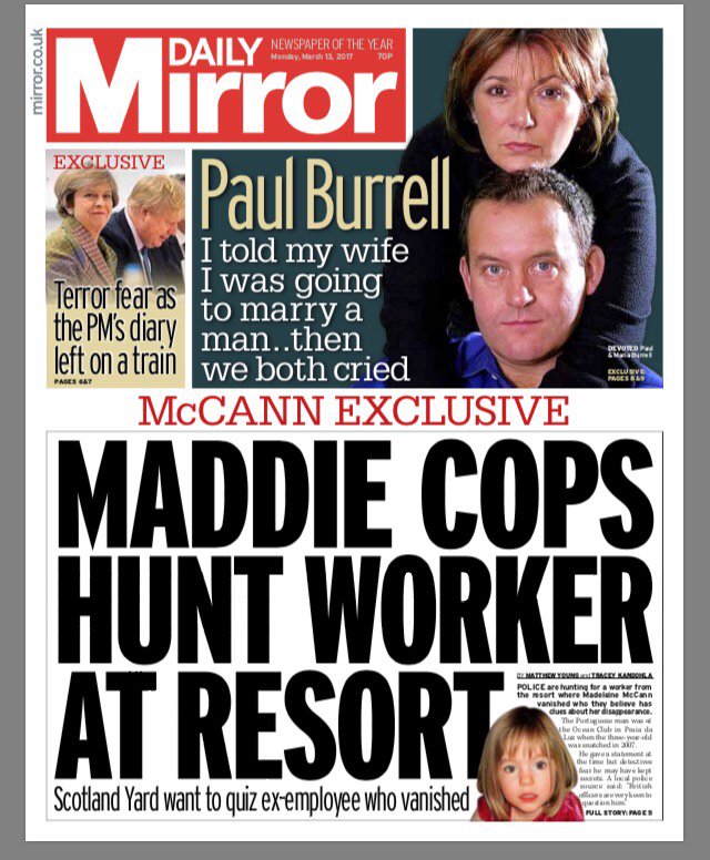 MADELEINE BOMBSHELL - Police net closes in on just one man who is key to the mystery - Page 2 C6wLrcsWcAQJZwr