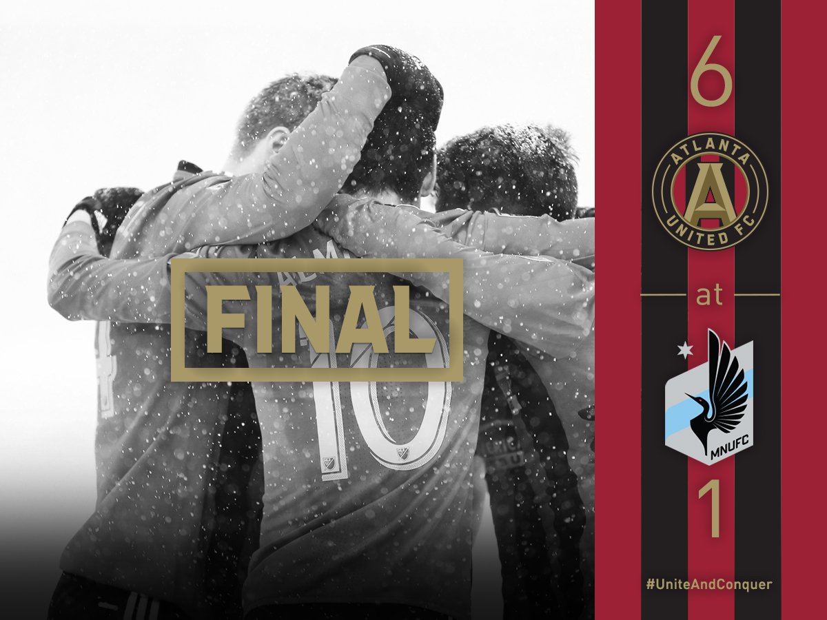 ATLUTD's tweet photo. A day to remember.
The first win. 

#UniteAndConquer https://t.co/53zOtVllcT