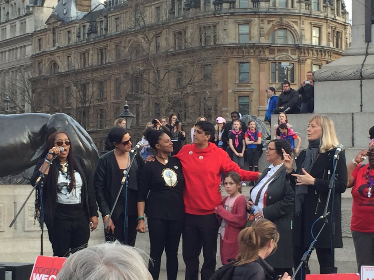 TrustLondon's tweet photo. We were there to rise &amp; raise our voices to #endvaw #endsexualviolence #MillionWomenRise TK u @Imkaan for a empowering day. POWER to women! https://t.co/YJXCQG7fco