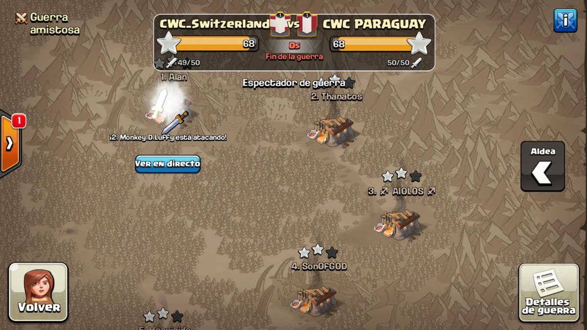 DE INFARTOOOO ESTE FINAL DEL COMIENZO DE @championshipcoc 👏👏 BRUTAAL... CONGRATULATIONS TEAM! <a href="/Paraguay_CWC/">Paraguay CWC</a> <a href="/CWC_SWITZERLAND/">CWC_Switzerland</a>