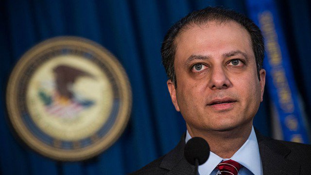 thehill's tweet photo. "Firing Preet Bharara is not the answer to 'draining the swamp'" https://t.co/HUUsth1LO7 https://t.co/9lhvGKOqP6