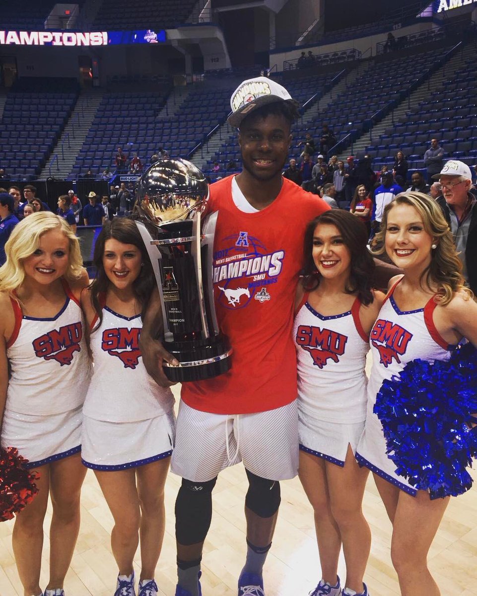 Congrats to <a href="/SMUBasketball/">SMU Basketball</a> on becoming AAC tournament champs! March Madness has begun, we can't wait for the first round on Friday in Tulsa!