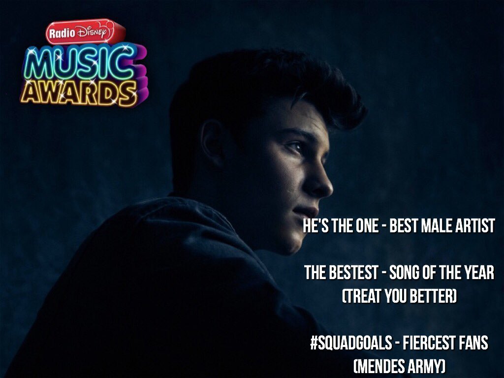 fallinxinyou's tweet photo. RT to vote ❤️

#ShawnMendes #HesTheOne 

#ShawnMendes “Treat You Better” #TheBestest 

#MendesArmy - @shawnmendes #SoFantastic @radiodisney https://t.co/lsfMNO89S9