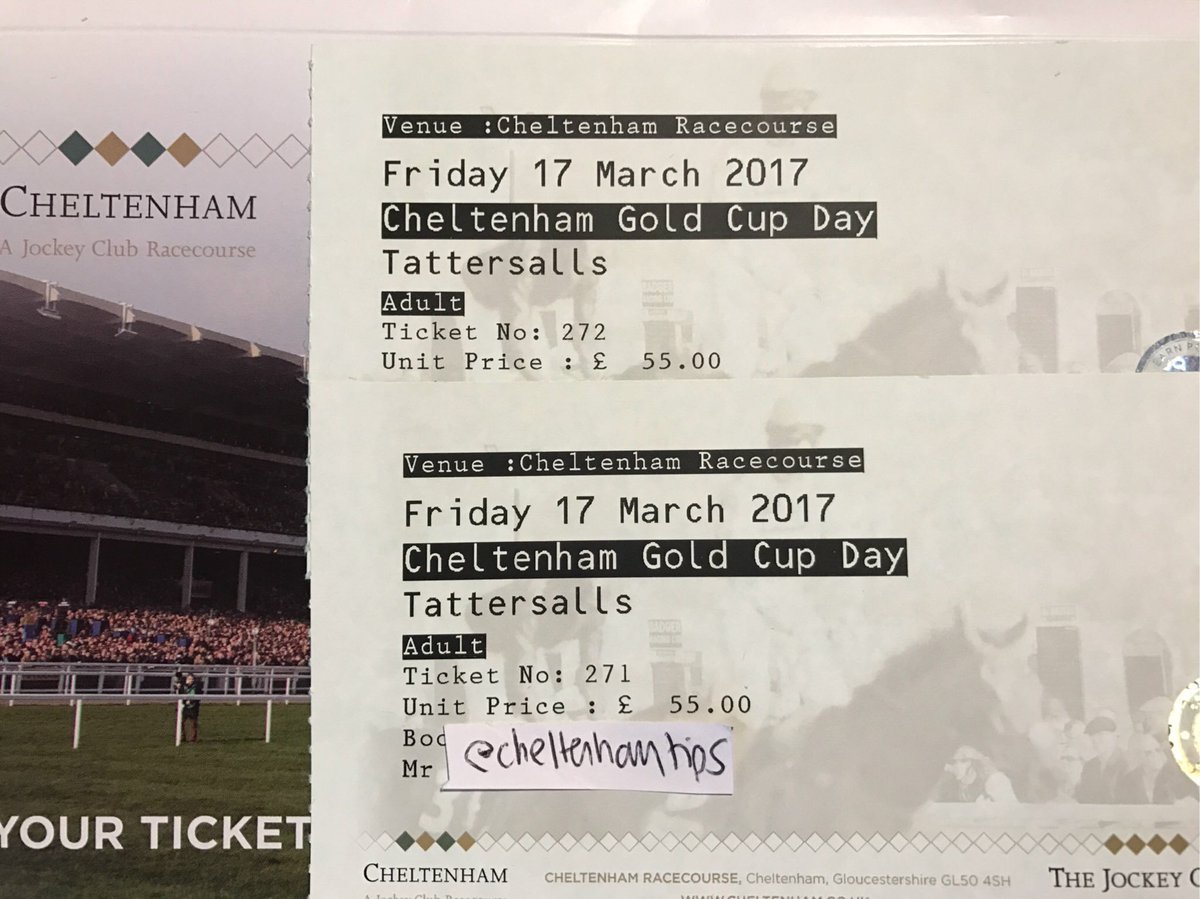 Cheltenham Tips (@cheltenhamtips) on Twitter photo 🏆 WIN Cheltenham Gold Cup tickets! 🏆
Retweet and like <a href="/CheltenhamTips/">Cheltenham Tips</a> to enter draw
McCoy's Treble Tips ➥ bit.ly/MccoyTreble 🏆 WIN Cheltenham Gold Cup tickets! 🏆
Retweet and like <a href="/CheltenhamTips/">Cheltenham Tips</a> to enter draw
McCoy's Treble Tips ➥ bit.ly/MccoyTreble