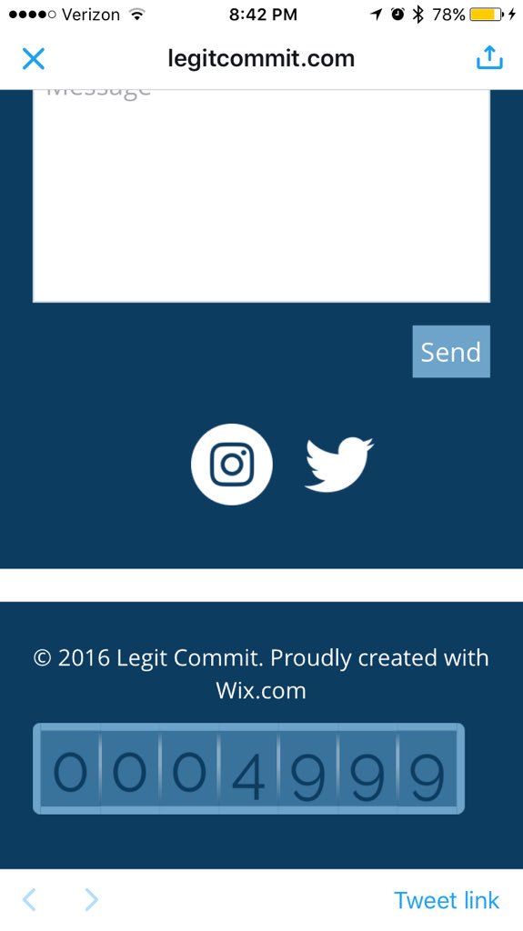 LegitCommit's tweet photo. Who's going to be #5,000!? #websiteviews #spreadtheword https://t.co/bK6nEnyvqZ