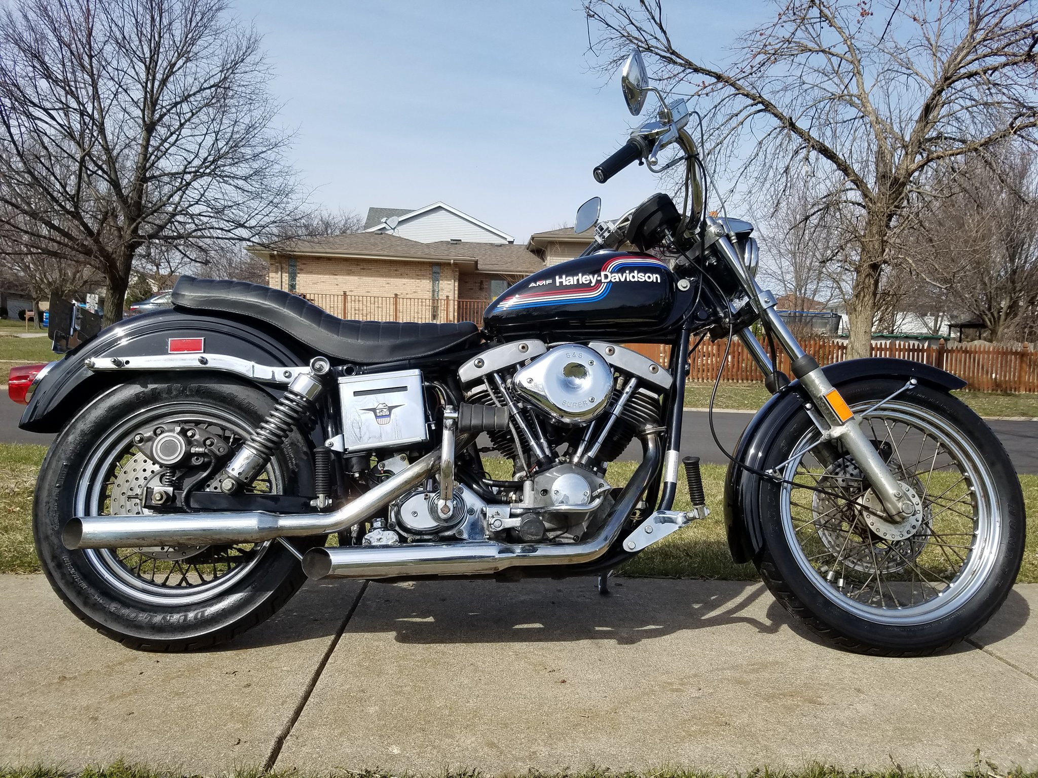 1975 harley 2024 super glide