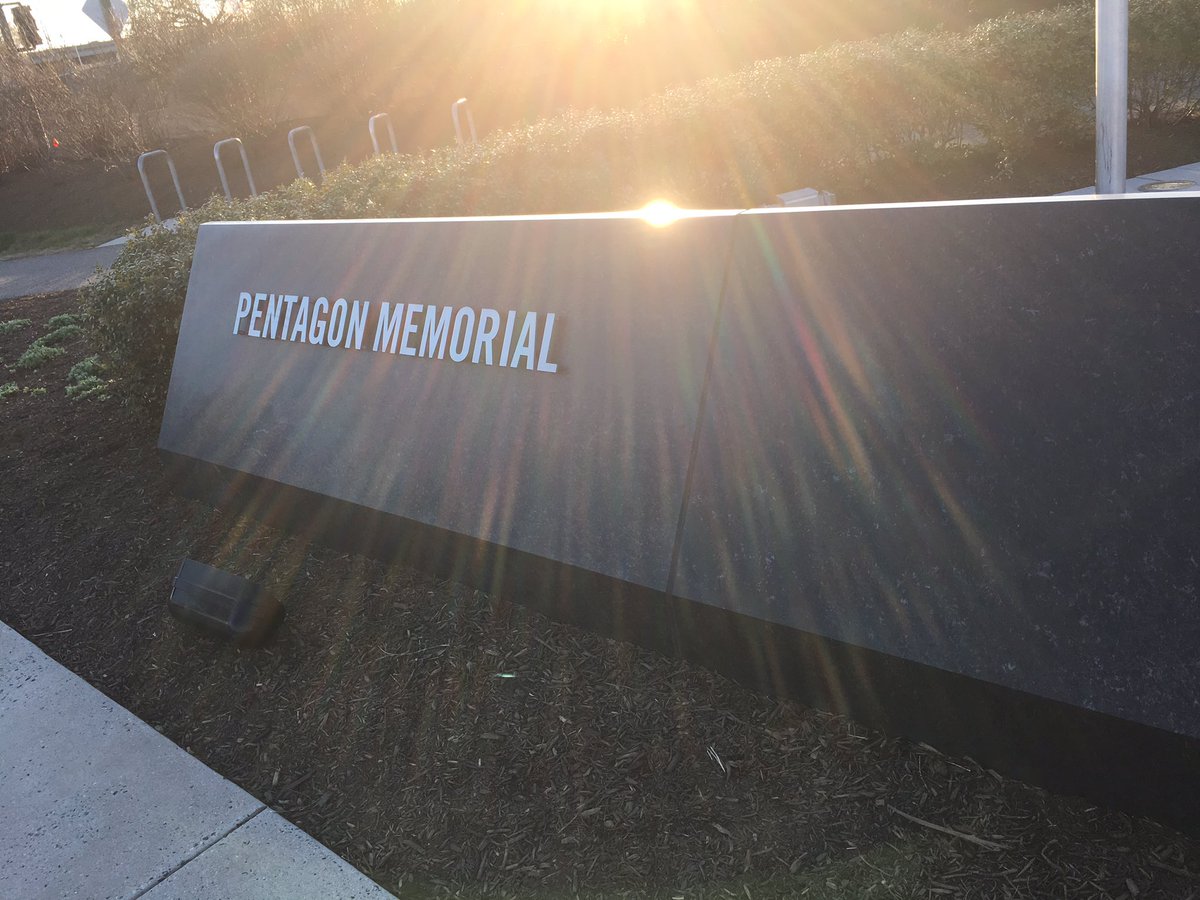 MrsBlaue's tweet photo. Pentagon 9/11 Memorial benches #PipkinDC https://t.co/5xsjpM0kxy