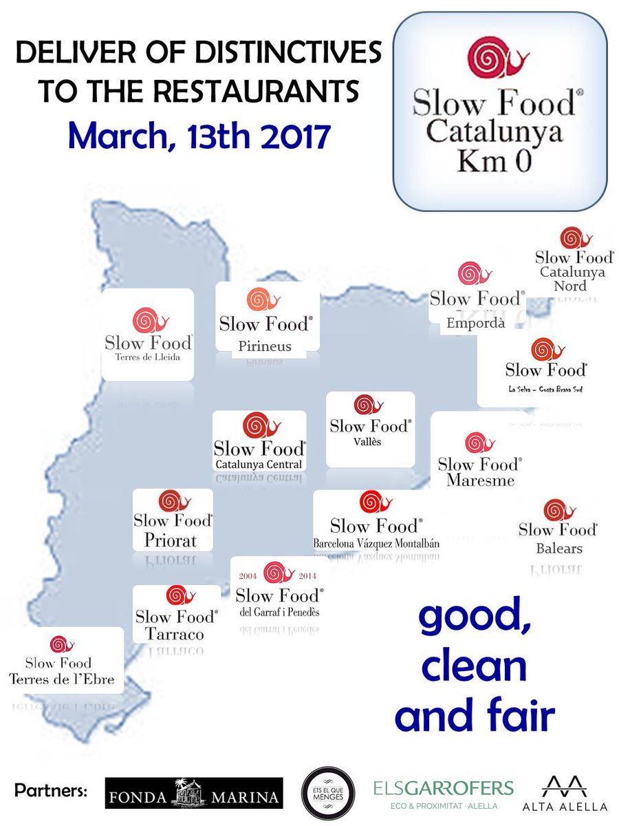 SlowFoodCat's tweet photo. Today we deliver #Plaques2017 #SlowFood and #KM0 ~ Deliver by @nurcoll and @ParesPep in #Mongat cc @altaalella @SlowFoodMaresme #Cargols2017 https://t.co/uYJ0BCxnXu