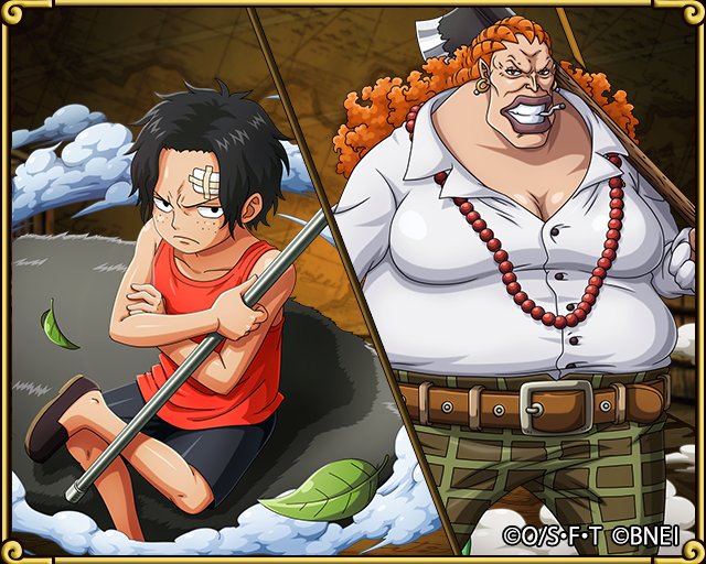 One Piece トレジャークルーズ No Twitter 新キャラ情報 フーシャ村裏手のコルボ山を根城にしている 山賊一家棟梁ダダンの姿を発見しました コルボ山近隣で有名な悪童エースも 揃ってスペシャル島にやってくるようです T Co D1lzyauiev トレクル