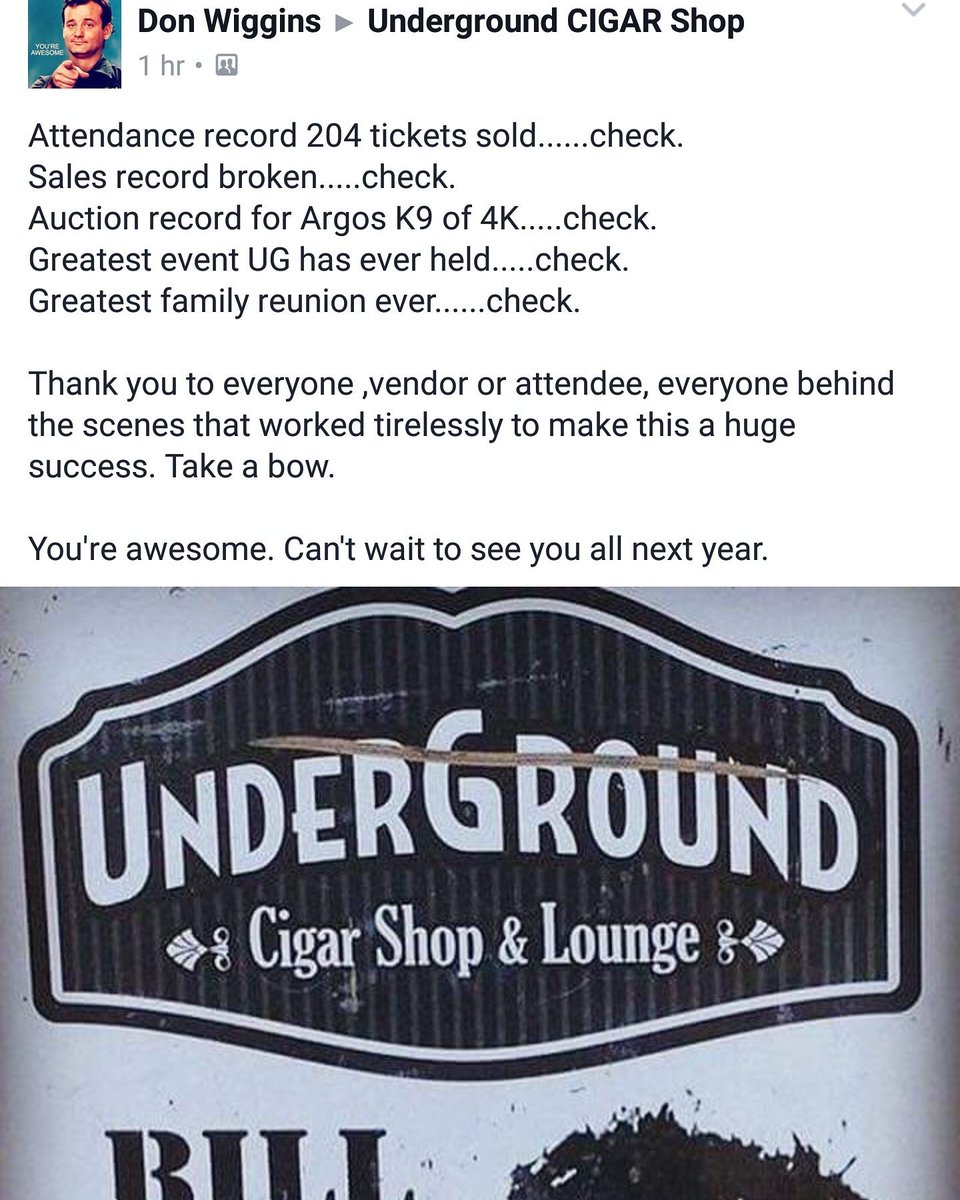 Thanks to everyone who helped out and came to the #UGRoast this year. HUGE success!