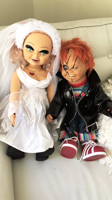 #relationshipgoals Chucky x Tiffany ? it's Halloween everyday at our house ? https://t.co/xlOANqW8cz