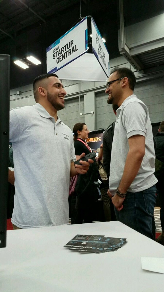 Quickleaser's tweet photo. What an amazing first day at the #SXSW Trade Show! If you missed us, we'll be back again tomorrow! Come say Hi! #QLTakesSXSW https://t.co/DxaTegBtx4