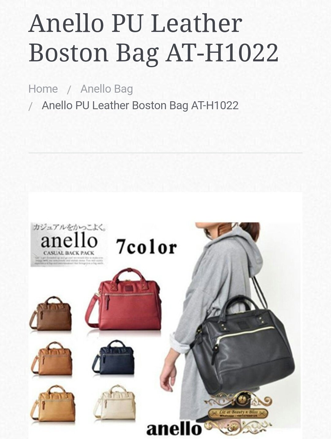 JKT48Fashion since 2017 on X Crescentia Shania Junianatha with Anello PU Leather Boston Bag AT H1022 in ivory white. JKT48Fashion https t M1JgpxO1ss X