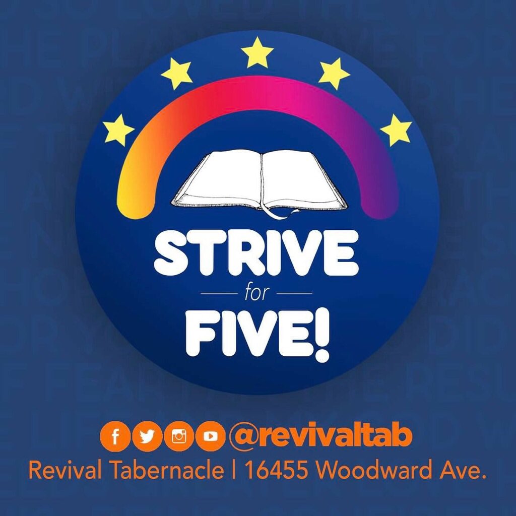 devingough's tweet photo. Join us this month as we grow in God. #strivefor5 #revivaltab https://t.co/KRZDRqaHXU
