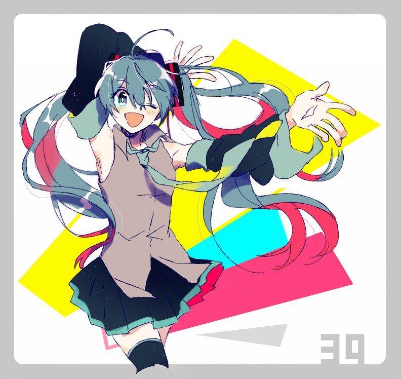 今週のイラスト 第41号 ボカロ文明の曙