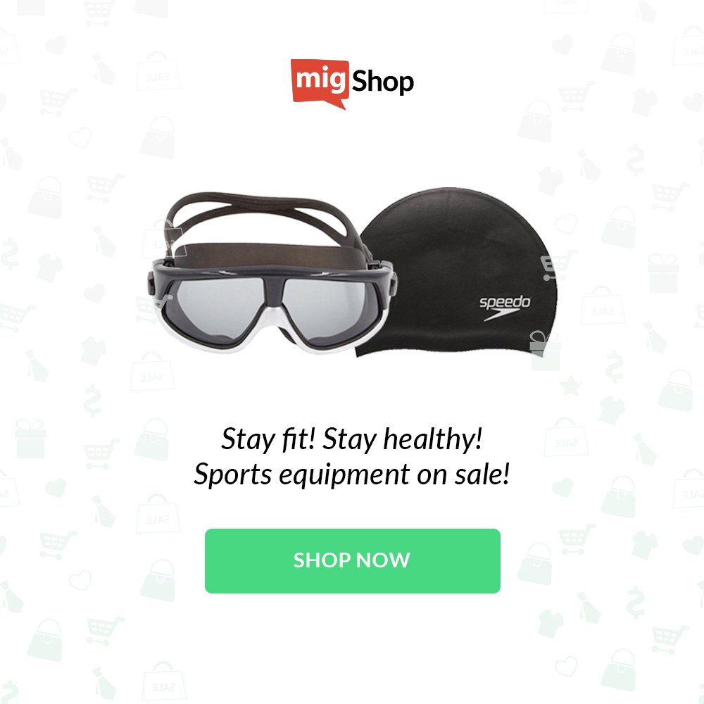 Stay fit! Stay healthy! Sports equipment on sale here: migshop.me/id/categories/… (Exclusive to Indonesia only) #migShop